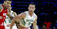 O armador Marcelinho Huertas, do Los Angeles Lakers, é um dos destaques da Seleção Brasileira de basquete masculino para a disputa da Rio 2016  Foto: Getty Images