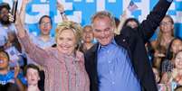 Democrata Tim Kaine, de 58 anos, é visto pelo grupo de Clinton como reforço para conquistar apoio do eleitorado da Virgínia  Foto: EFE