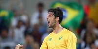 Atual número 1 do Brasil, o tenista Thomaz Bellucci é esperança de medalha para o País na Rio 2016  Foto: Getty Images