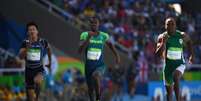 Vitor Hugo admitiu que errou bastante em sua série eliminatória dos 100 m (Foto: AFP)  Foto: Lance!