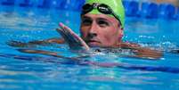 Lochte, estrela da equipe de natação dos EUA, foi o único que voltou para os Estados Unidos antes da intimação pela Polícia do Rio por causa do suposto assalto  Foto: Getty Images
