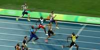 Bolt abriu boa vantagem na prova  Foto: Getty Images