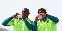 Erlon de Souza e Isaquias Queiroz ganharam a medalha de prata na canoagem  Foto: Getty Images