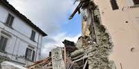 Destruição causada por terremoto na localidade de Arquata del Tronto, na região central da Itália  Foto: Getty Images