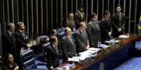 Homens brancos são 80% dos senadores brasileiros  Foto: Edilson Rodrigues / BBC News Brasil