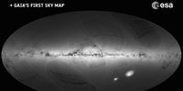 Localização de estrelas foi possível a partir de telescópio Gaia  Foto: ESA