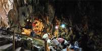 Arqueólogos acham anzol de 23 mil anos em caverna na ilha de Okinawa, no sudoeste do arquipélago japonês  Foto: EFE