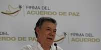 Juan Manuel Santos, presidente da Colômbia  Foto: EFE