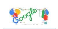 Doodle comemorativo dos 18 anos  Foto: Reprodução