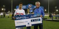 Paulo Henrique foi o melhor jogador da All Kass Cup, no Qatar, em 2015  Foto: Divulgação/Al Kass Cup / LANCE!