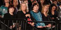 Kathleen Willey, Juanita Broaddrick e Kathy Shelton assistiram ao debate na primeira fila do audit&oacute;rio da Universidade Washington, em Saint Louis.  Foto: EFE