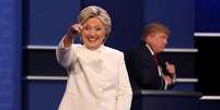 Hillary e Trump em debate   Foto: EFE