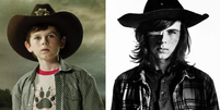 Em "The Walking Dead", vimos Carl (Chandler Riggs) crescer e se tornar um adulto  Foto: Divulgação, AMC / PureBreak