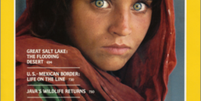 Sharbat Gula foi capa de uma edição da revista 'National Geographic' em 1985  Foto: Reprodução