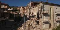 Terremoto atingiu cidade de Nórcia, na região central da Itália   Foto: Reprodução / BBC News Brasil