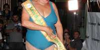 Dona Geralda venceu o concurso Miss Bumbum Melhor Idade na noite desta quarta, 9 de novembro de 2016, em São Paulo  Foto: AGNews / PurePeople
