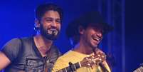 Mariano, da dupla com Munhoz, faz 1º show após acidente no 'Saltibum' na madrugada deste domingo, dia 13 de novembro de 2016  Foto: AGNews, Delson Silva / PurePeople