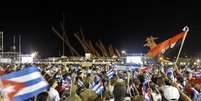 Os preparativos para o sepultamento das cinzas de Fidel Castro em Santiago de Cuba começaram ontem  Foto: Agência Brasil