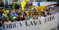 Movimento Brasil Livre (MBL) chegou a pensar em não participar do ato deste domingo   Foto: EPA / BBC News Brasil