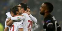 Sevilla alcança as oitavas de final da Liga dos Campeões  Foto: EFE