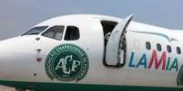 Avi&atilde;o da empresa boliviana Lamia, fretado pela Chapecoense para transportar sua equipe. Setenta e uma pessoas morreram no acidente na Col&ocirc;mbia&nbsp;&nbsp;&nbsp;&nbsp;&nbsp;&nbsp;&nbsp;&nbsp;&nbsp;&nbsp;&nbsp;&nbsp;&nbsp;   Foto: Ag&ecirc;ncia Brasil