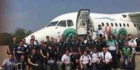 Avião da LaMia que levou a delegação da Chapecoense (Foto:Reprodução)  Foto: Lance!
