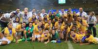 O Brasil conquistou o título do Torneio Internacional de Seleções, em Manaus  Foto: Lucas Figueiredo/CBF