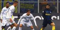 Gabigol entrou na reta final da vitória da Inter (Foto: MARCO BERTORELLO / AFP)  Foto: Lance!