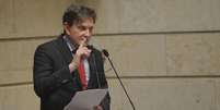 Crivella discursa durante a cerimônia de posse, no Rio  Foto: Fernando Frazão/Agência Brasil