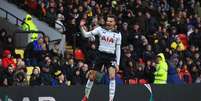 O atacante Dele Alli comemora seu gol  Foto: Getty Images