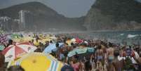 Turistas na Praia de Copacabana  Foto: Agência Brasil