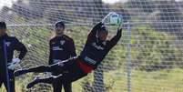 Sidão participa de treino do São Paulo na Flórida, nos EUA  Foto: Érico Leonan/São Paulo FC