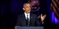 Barack Obama falou diante de multidão em Chicago  Foto: EFE