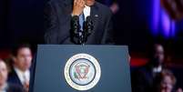 O presidente dos Estados Unidos Barack Obama se emocionou em seu discurso de despedida  Foto: EFE