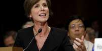 Sally Yates desafiou o veto temporário à imigração de cidadãos de sete país imposto por Trump   Foto: Reuters