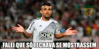 Desist&ecirc;ncia por Pottker rendeu memes com Corinthians  Foto: Reprodu&ccedil;&atilde;o / Humor Esportivo