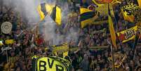 Torcida do Borussia Dortmund (Foto: Ralph Orlowski/Reuters)  Foto: Lance!