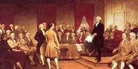 Os constituintes da Filadélfia ( 1787)  Foto: Divulgação