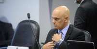 Alexandre de Moraes foi sabatinado por mais de 11h na CCJ  Foto: Agência Senado / BBC News Brasil