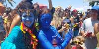 Foliões em bloco do carnaval de rua de Olinda  Foto: Sumaia Villela/Agência Brasil