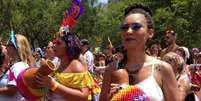 Fechando o Carnaval não oficial, o Bloco das Mulheres Rodadas desfilou na zona sul contra o machismo, a misoginia, o racismo e a homofobia   Foto: Agência Brasil