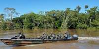 Se todos os barcos do Exército fossem colocados na água ao mesmo tempo, cada um teria uma área de 45 km para vigiar   Foto: Felipe Souza/ BBC Brasil