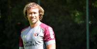 Lugano em treino do S&atilde;o Paulo (Foto: &Eacute;rico Leonan/saopaulofc.net)  Foto: LANCE!