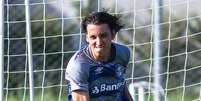 Geromel sofreu uma fratura na costela em lance no Gre-nal  Foto: Lucas Uebel/Grêmio