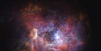 A galáxia A2744_YD4 é uma das mais distantes conhecidas  Foto: EFE