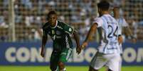 Borja teve três chances de marcar, mas o gol não saiu  Foto: Cesar Greco/Agência Palmeiras