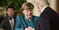 Angela Merkel e Donald Trump se reuniram na Casa Branca nesta sexta-feira, 17/03/2017  Foto: EFE
