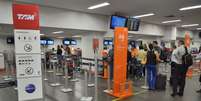 Aeroporto Internacional Santa Genoveva, em Goiânia  Foto: Richard Souza / Futura Press