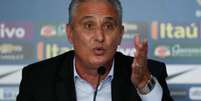 Tite falou em entrevista coletiva  Foto: Pedro Martins / MoWA Press / LANCE!