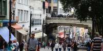 Vale do Anhangabaú, na região central de São Paulo   Foto: Agência Brasil